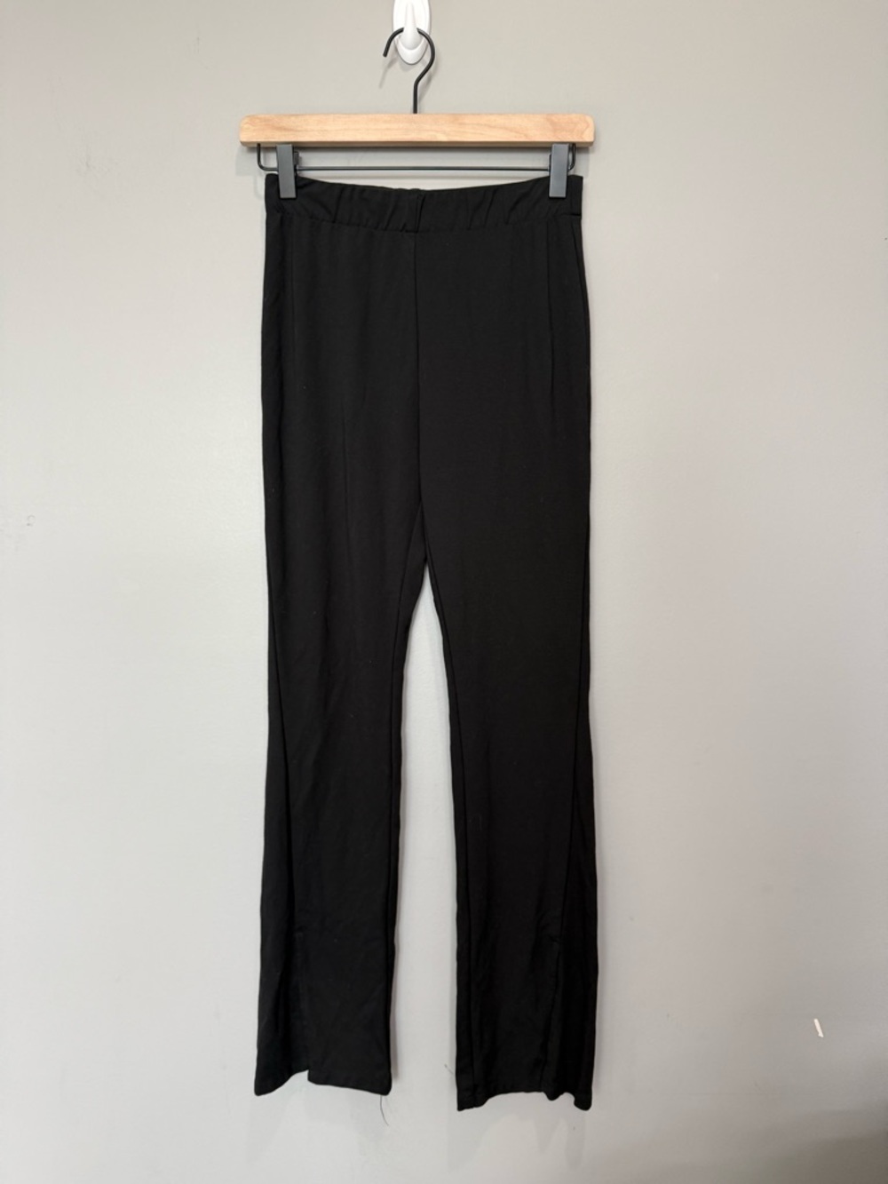 Commense Black Wide-Leg Pull-On Pants Sz Small